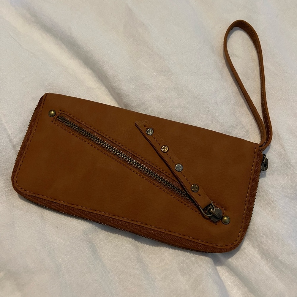Free People Distressed Vegan Wallet